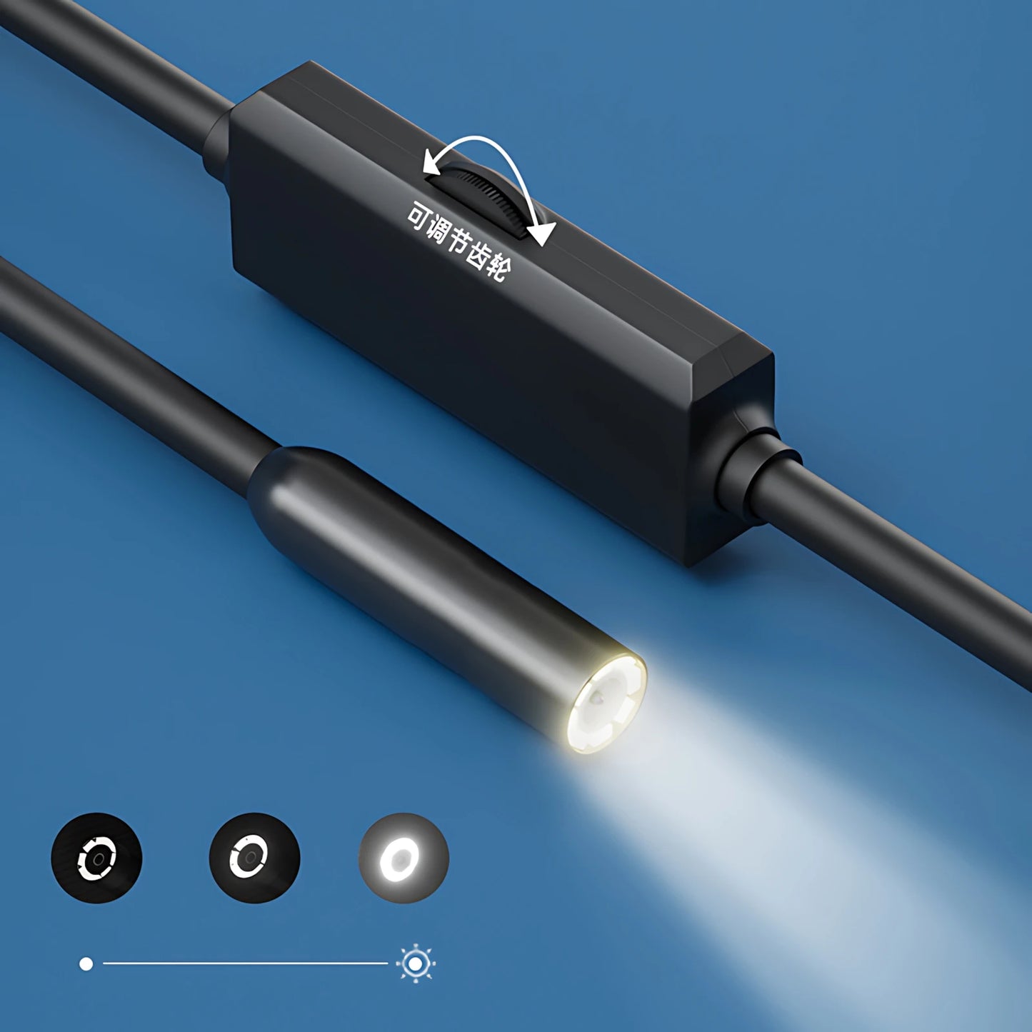 2026 7mm Endoscope Camera 1080P HD USB Endoscope With 6 LED 1/2/5/10M Flexible Cable Waterproof Inspection Borescope For Android