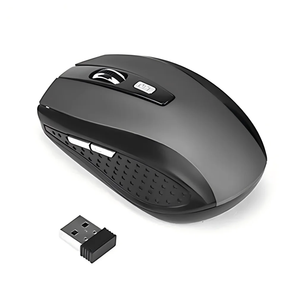 2.4G Wireless Mouse 2.4GHz Gaming Mouse 6D Optical Wireless Mouse Slim and Mini Compatible with MacBook and Laptops
